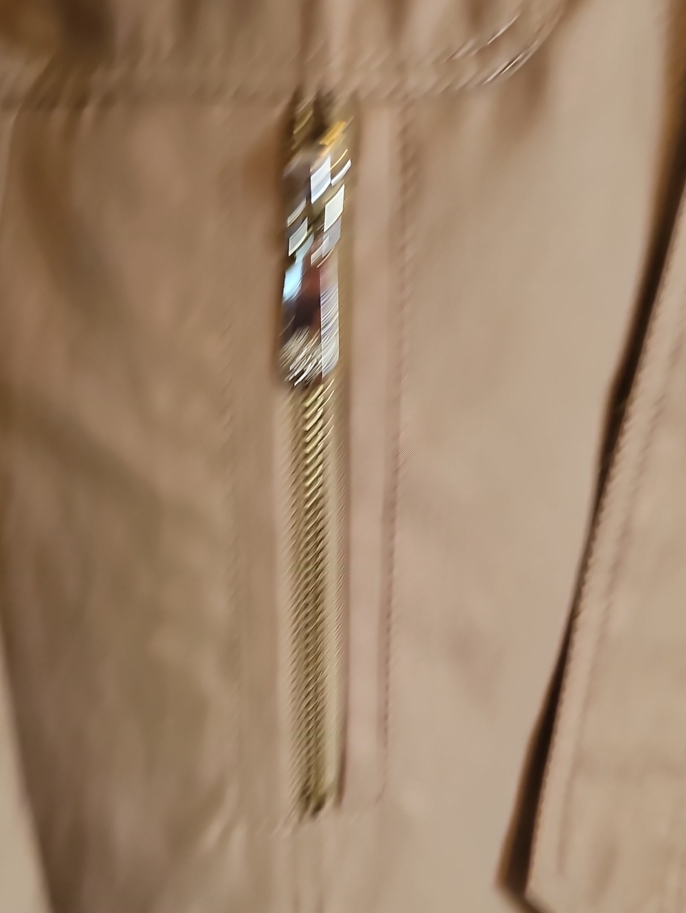 Vince Camuto Asymmetrical Zip Belted Trench Coat - Tan / Camel - Picture 3 of 14